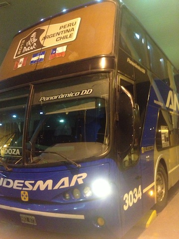 Bus From Bariloche to Mendoza