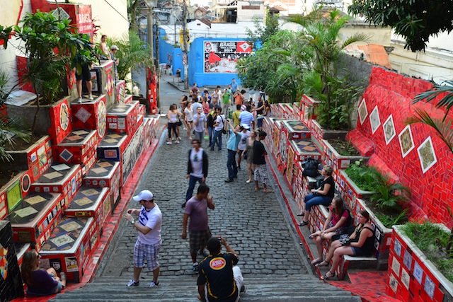 Images of Escalaria Selaron in Rio de Janeiro