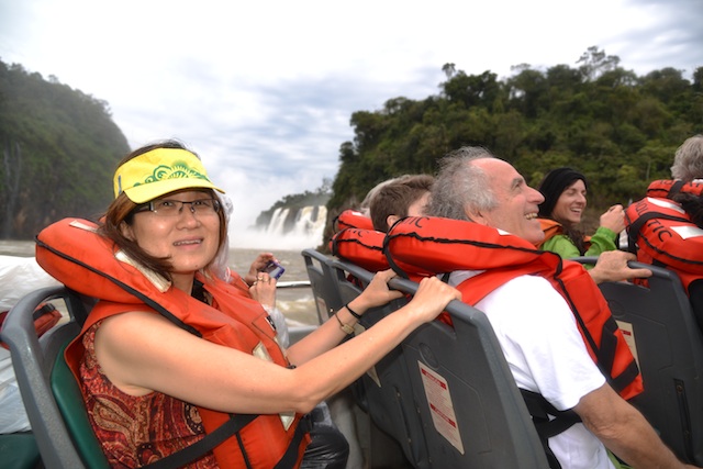 in the boat