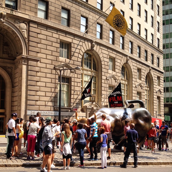 charging bull