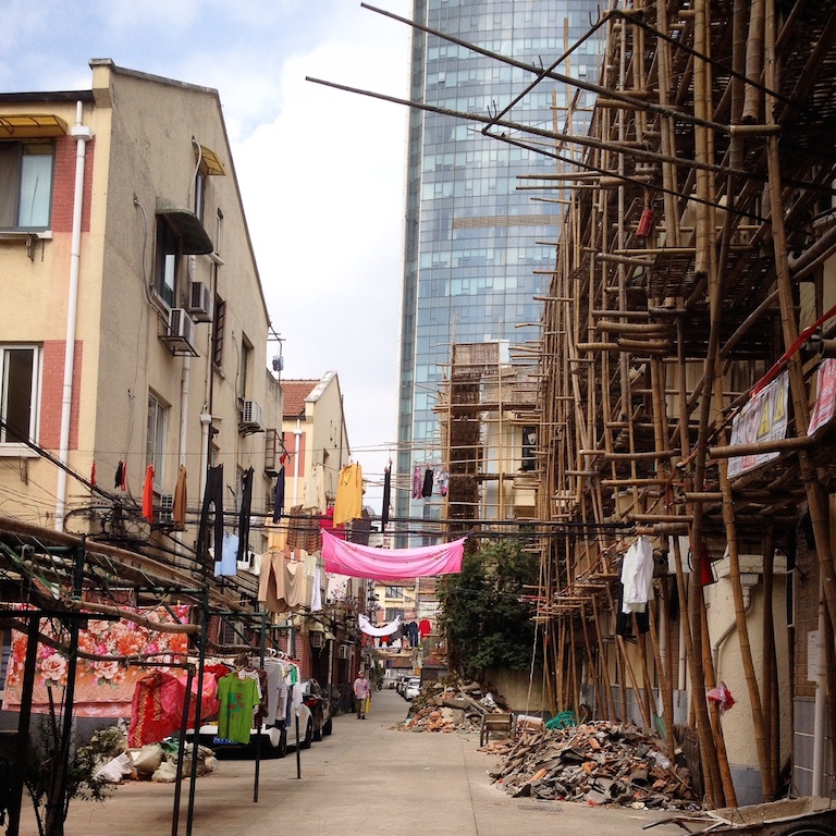 Bamboo Scaffolding in Shanghai