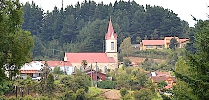 Parish church of Puerto Octay Chile