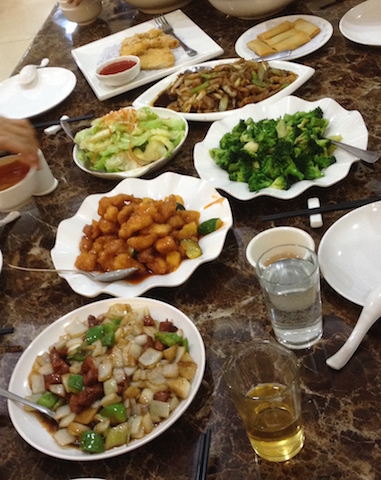 Westernized Chinese food in Beijing