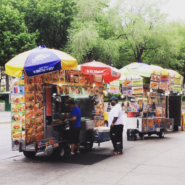 HOT DOG stands in NYC