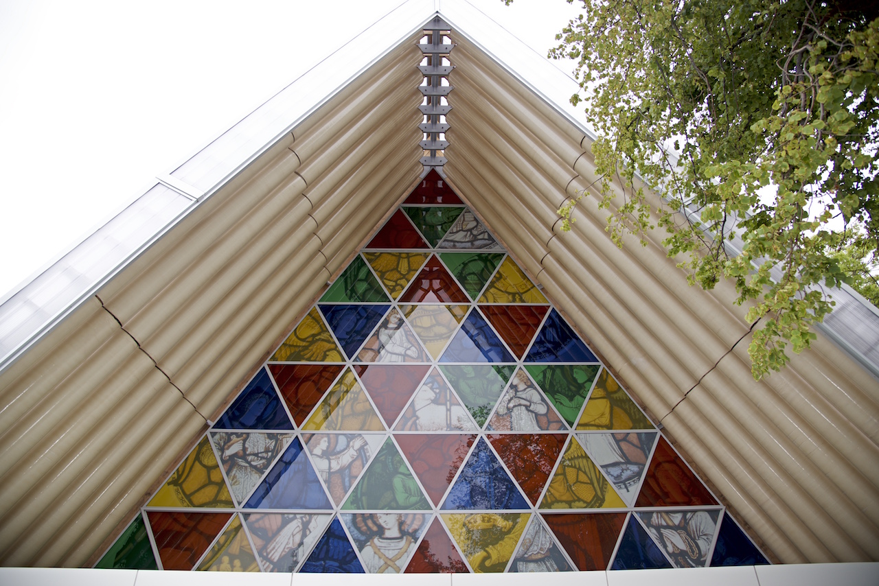 The Cardboard Church of Christchurch, a temporary home for Christ Church Cathedral
