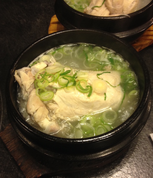 Ginseng chicken soup (sam-gye-tang)