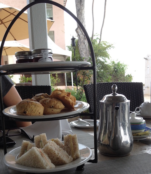 Afternoon tea in Barbados