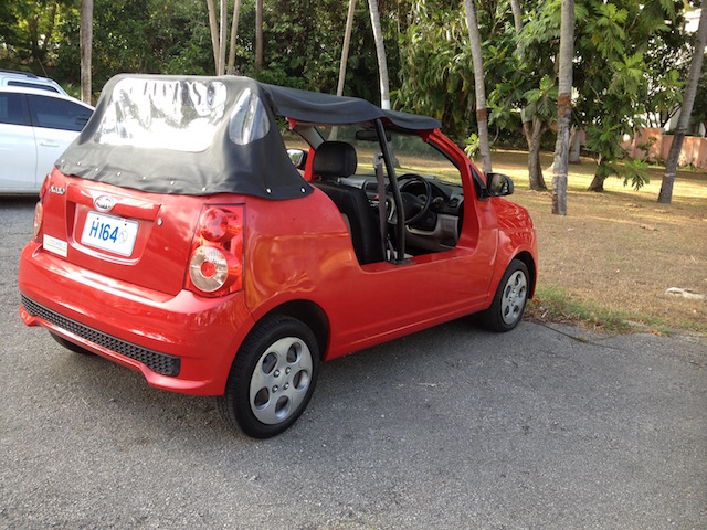 mini moke in Barbados