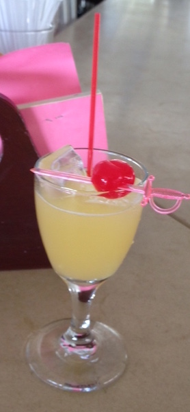 Rum cocktail at the Fairmont